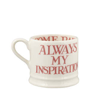 Emma Bridgewater Pink Toast My Brilliant Friend Small Mug